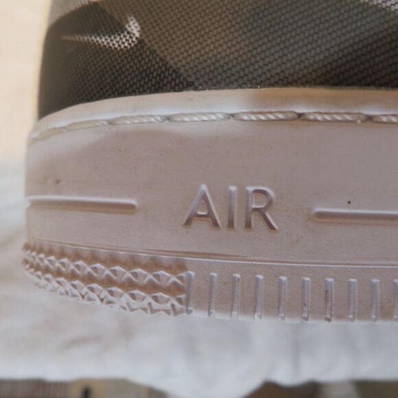 Nike Air Hi-Top Gray Athletic Shoes 776086-004 - Picture 3 of 6